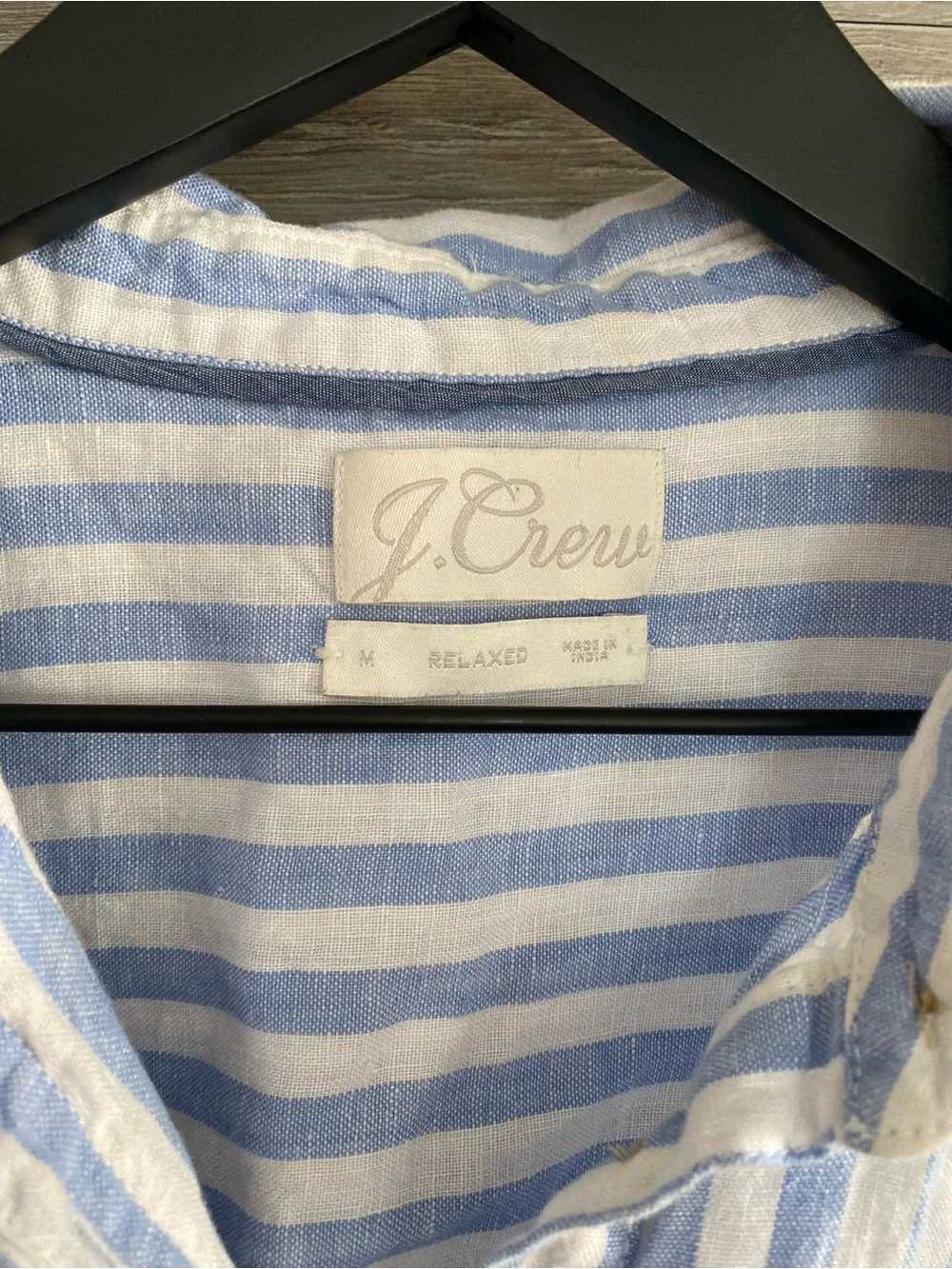 J. Crew Irish Linen Baird McNutt Striped Top